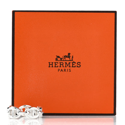Hermes Sterling Silver PM Chaine d'Ancre Enchainee Band Ring 54 6.75 16 of 16