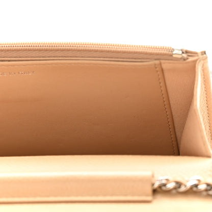 Chanel Caviar Quilted Wallet On Chain WOC Beige 13 of 15