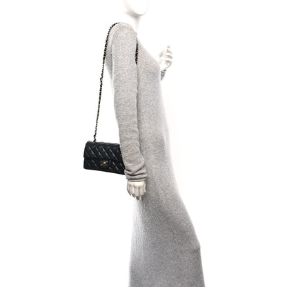 Chanel Lambskin Quilted Mini Rectangular Flap Black 2 of 11