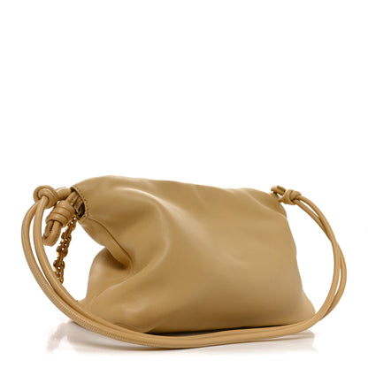 Loewe Mellow Nappa Medium Donut Chain Flamenco Knot Clutch Sahara 3 of 10