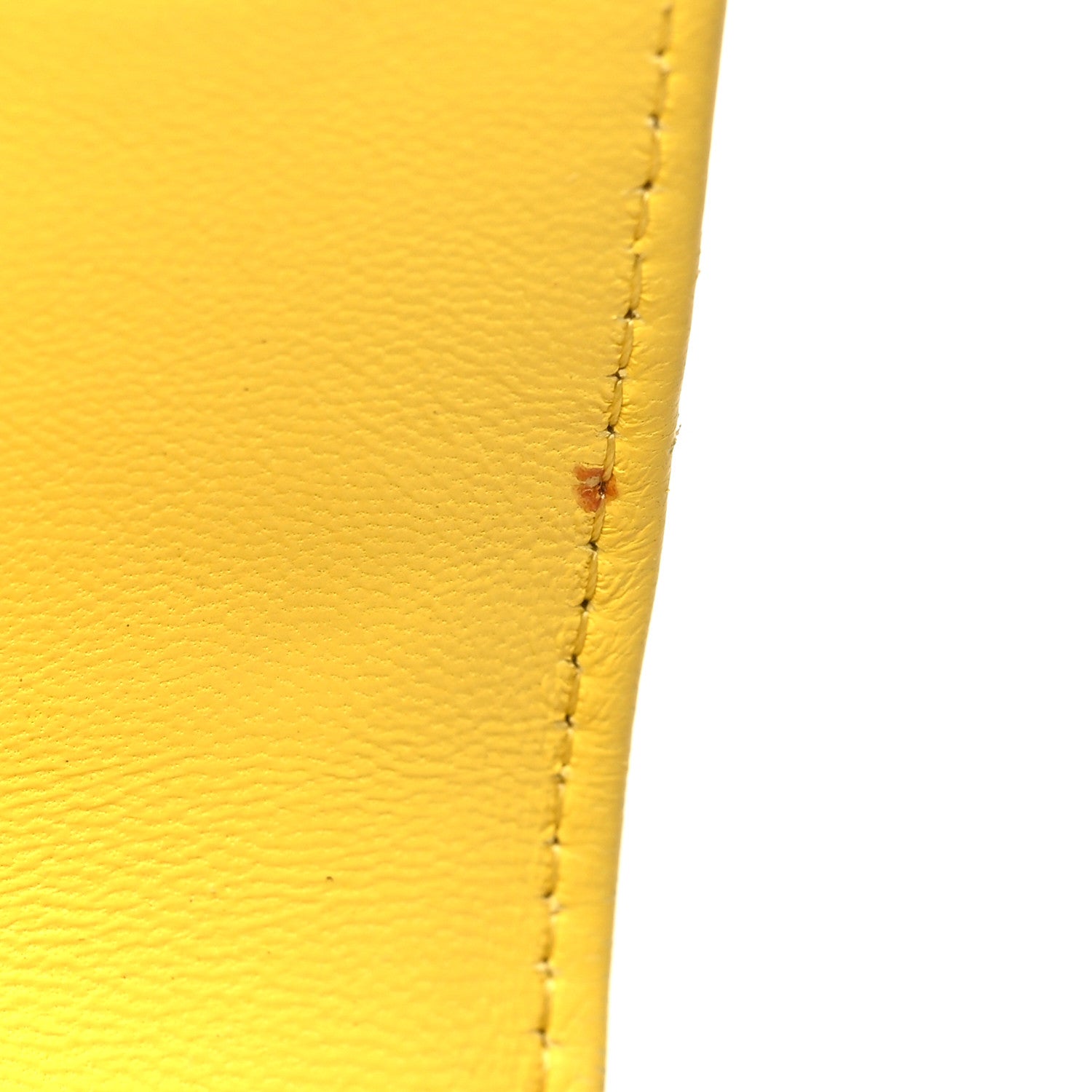 Chanel Lambskin Quilted Wallet on Chain WOC Yellow 12 of 12