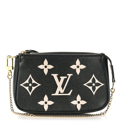 Louis Vuitton Empreinte Monogram Giant Mini Pochette Accessories Black 1 of 8