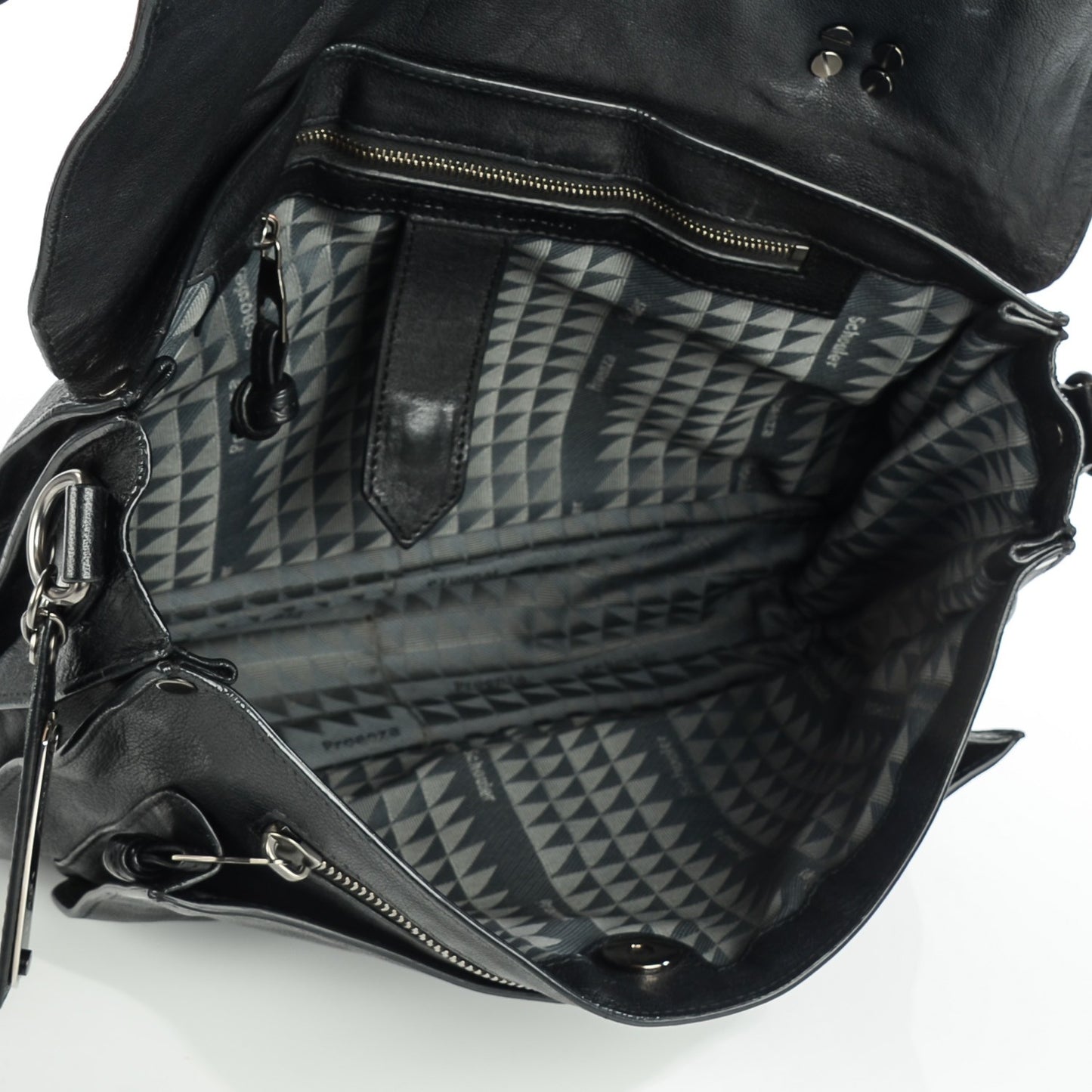 Lambskin Medium PS1 Satchel Black
