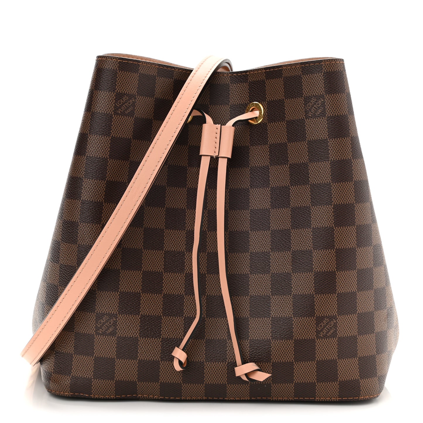 Damier Ebene Neonoe MM Venus Pink