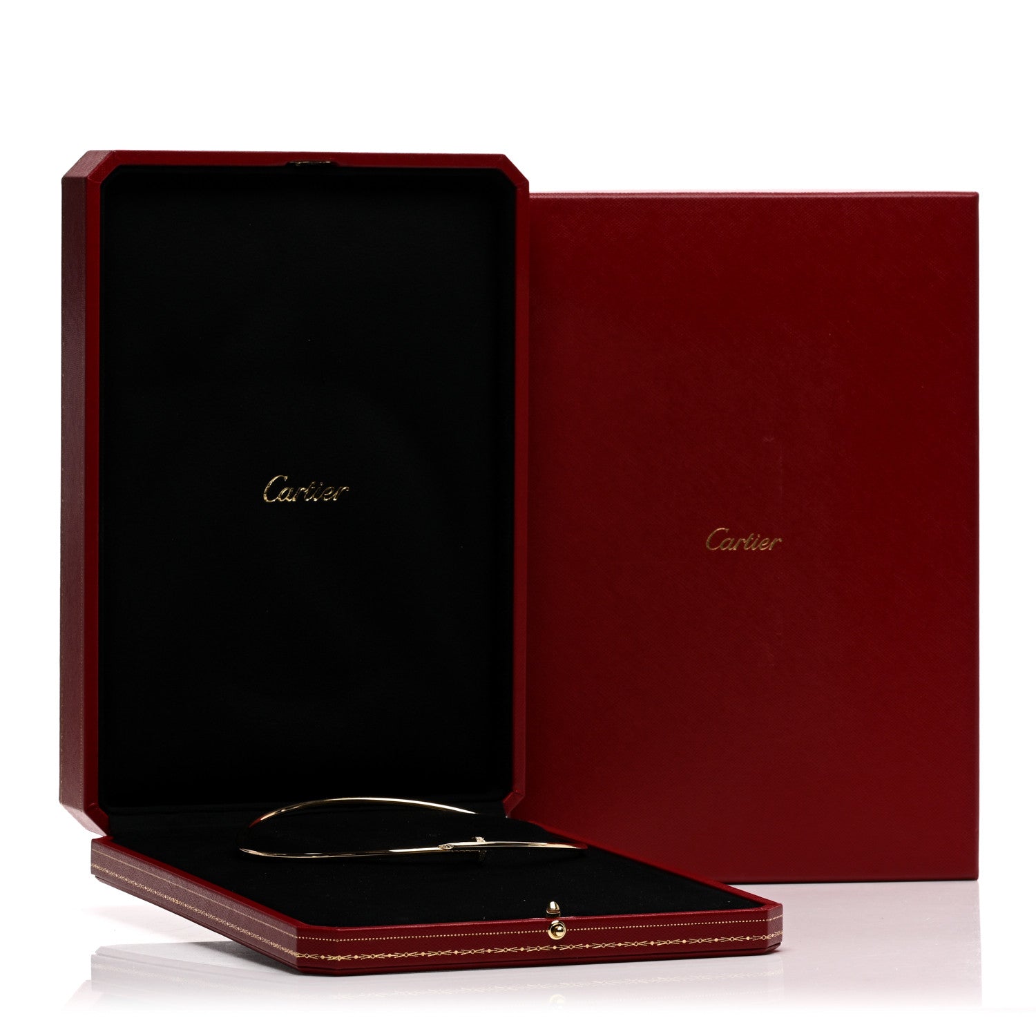 Cartier 18K Yellow Gold Diamond Juste Un Clou Necklace 4 of 4