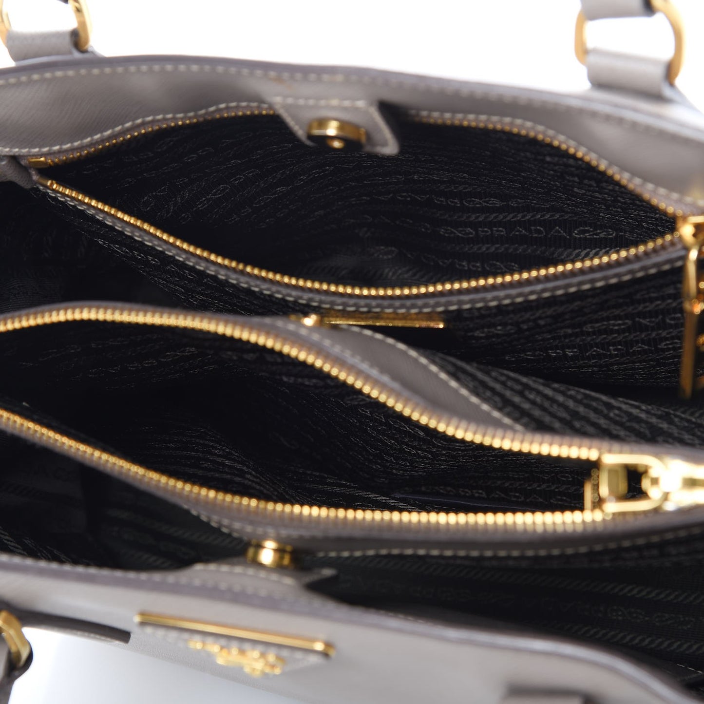 Saffiano Lux Medium Tote Argilla