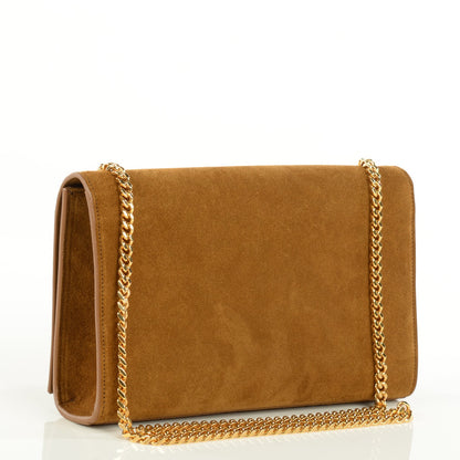 Saint Laurent Suede Medium Classic Monogram Kate Tassel Satchel Light Ochre 3 of 8