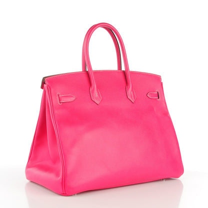 Hermes Epsom Birkin 35 Rose Tyrien 3 of 15
