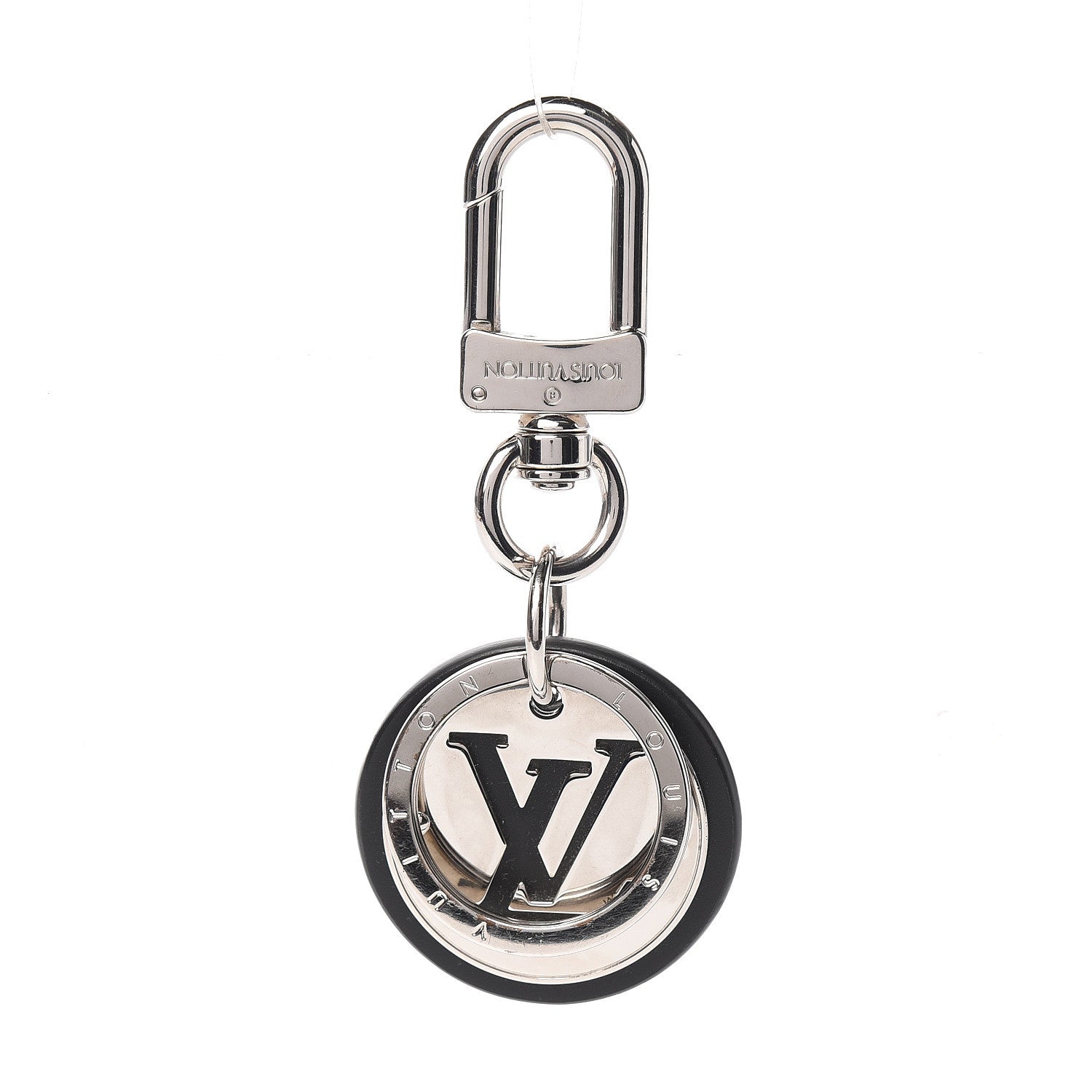 Louis Vuitton LV Cut Circle Key Holder Silver 1 of 2