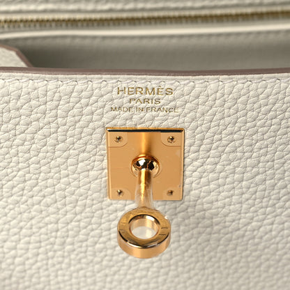 Hermes Togo Kelly Retourne 25 Mushroom 6 of 10