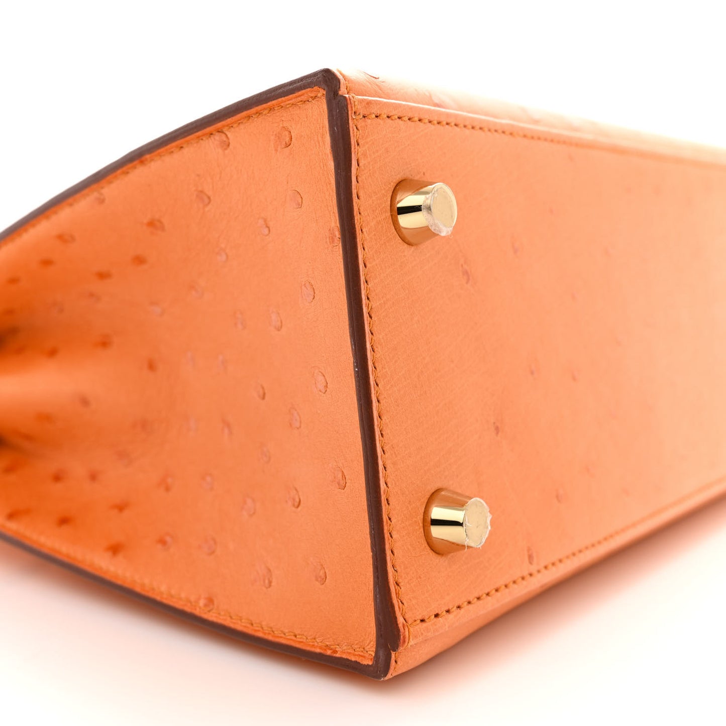 Ostrich Kelly Sellier 25 Abricot