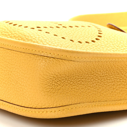 Hermes Taurillon Clemence Evelyne TPM Jaune Ambre 9 of 9