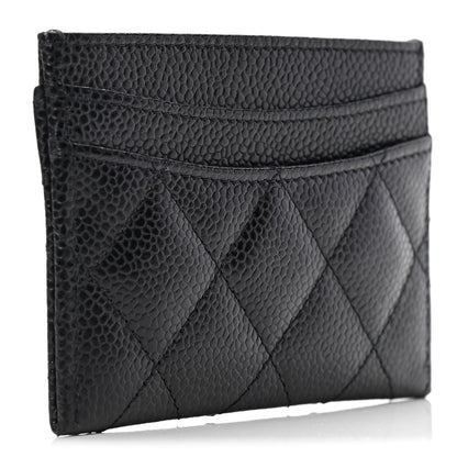 Chanel Caviar Quilted Card Holder Black 2 of 5