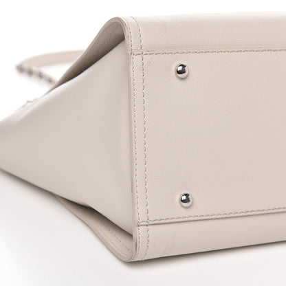 Chanel Caviar Small Studded Deauville Tote Ivory 8 of 18