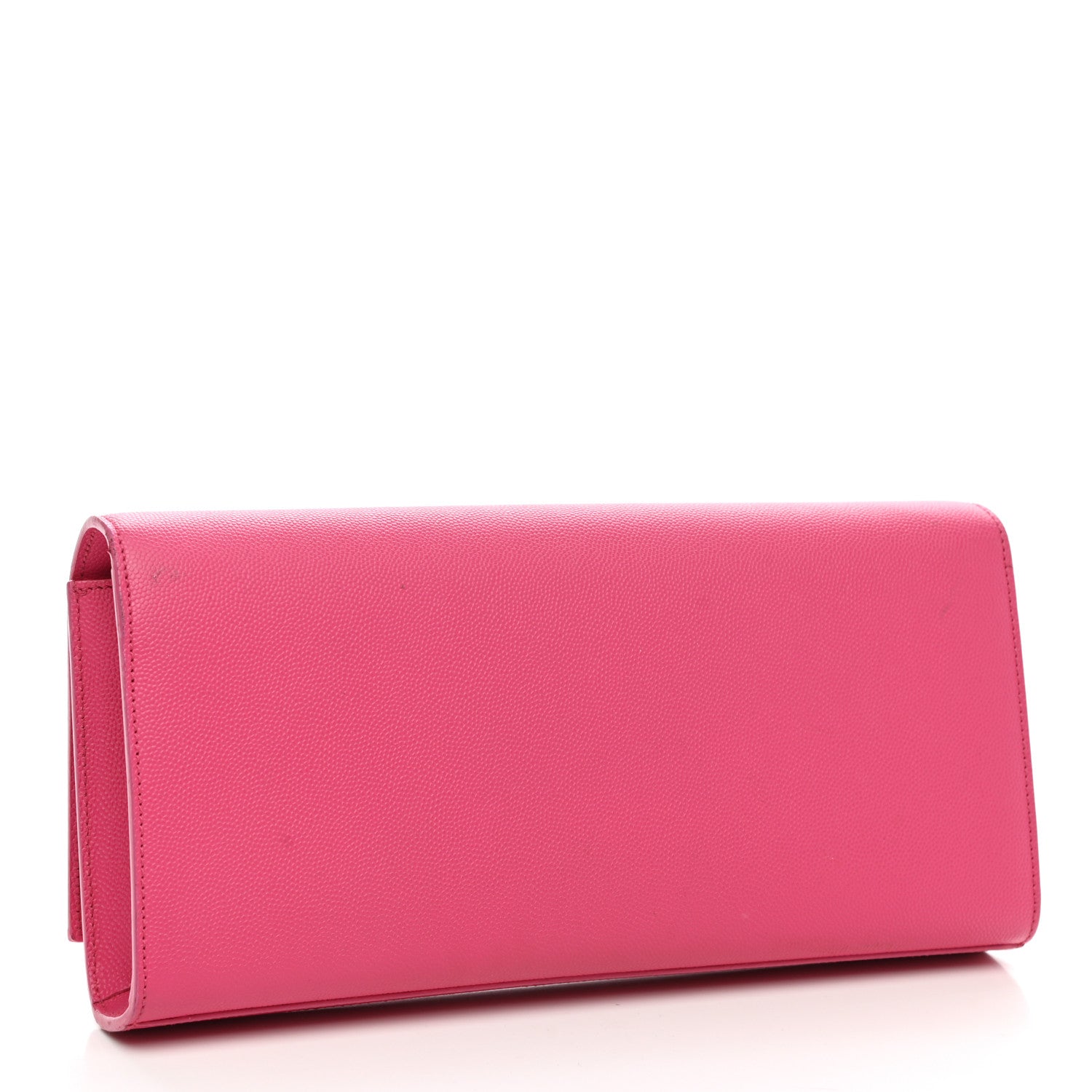 Saint Laurent Grain De Poudre Classic Monogram Cassandre Clutch Lipstick Fuchsia 3 of 12