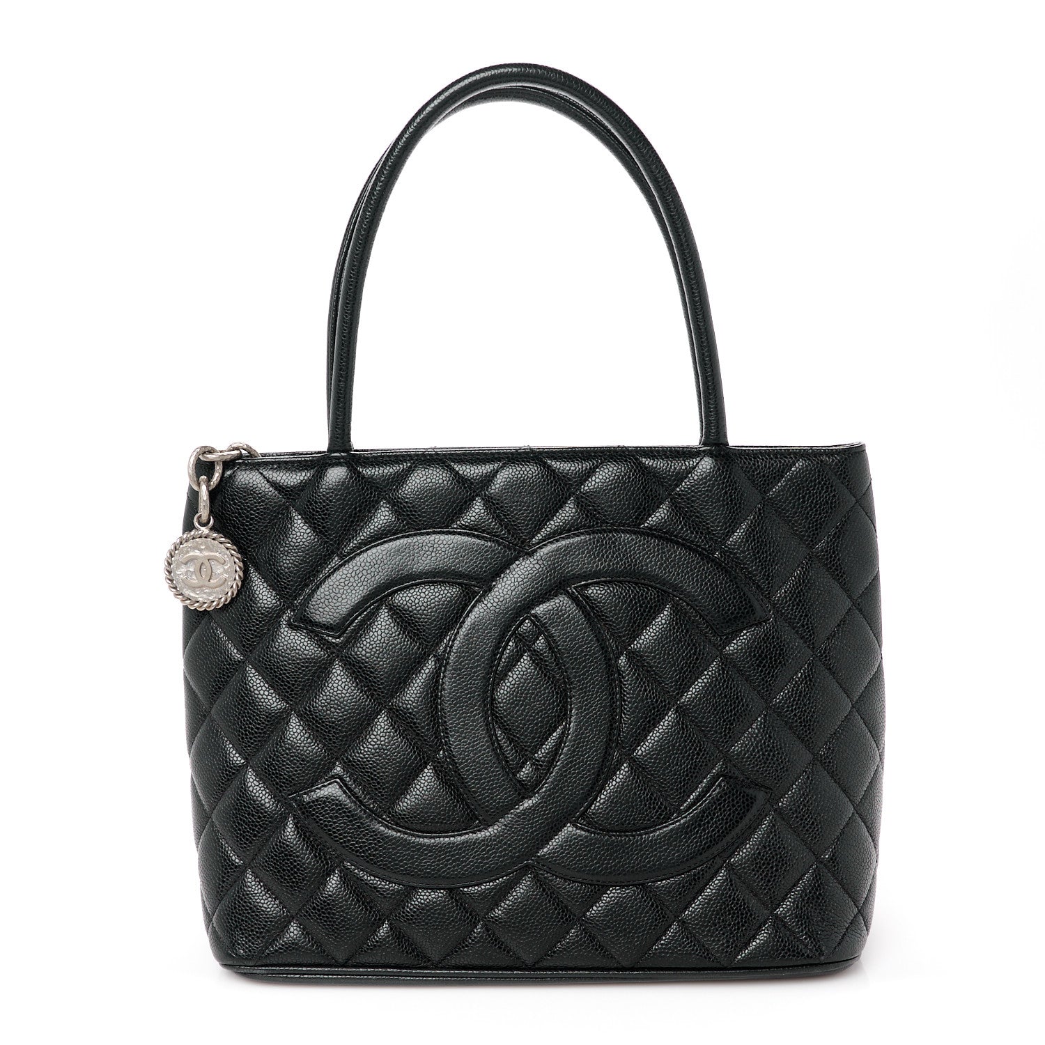 Chanel Caviar Quilted Medallion Tote Black 1 of 11