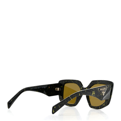 Prada Acetate Symbole Sunglasses SPR 14Z Black Marble 4 of 7