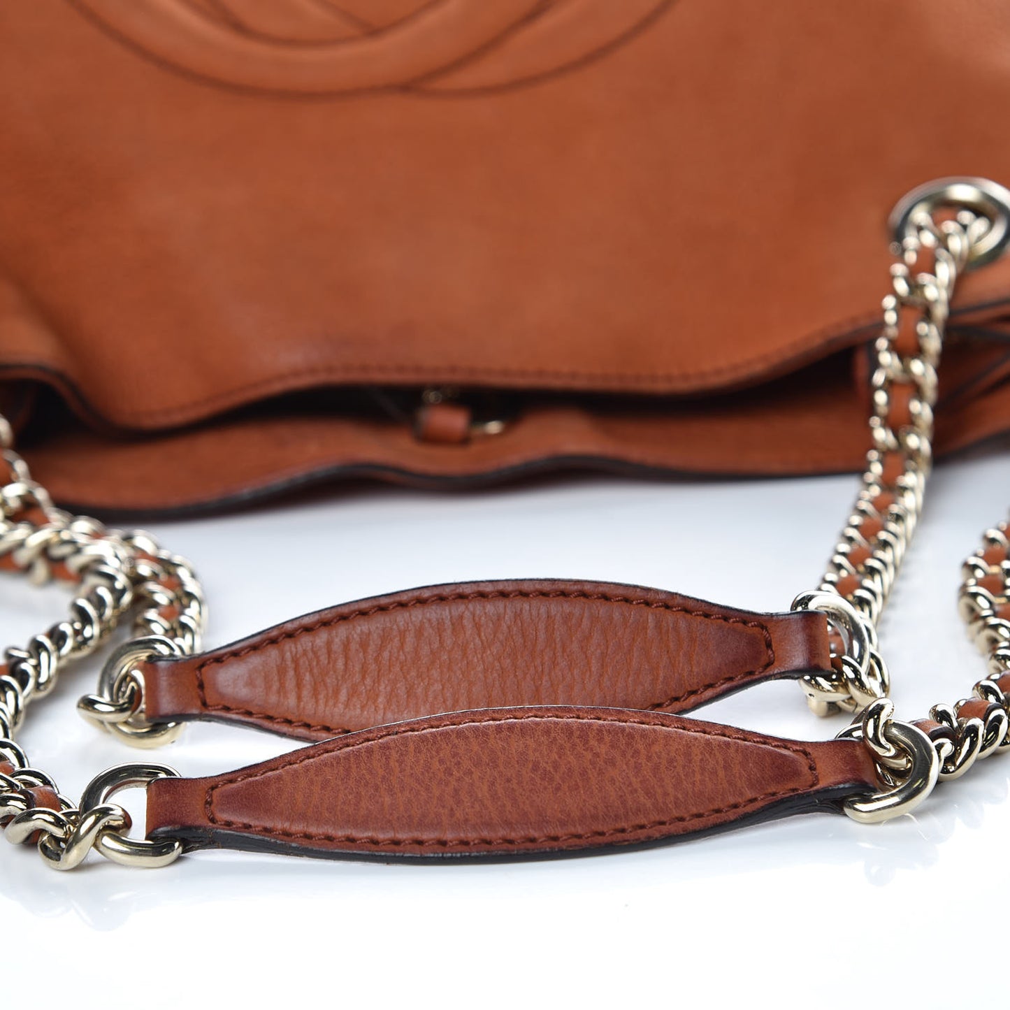 Vitello Range Medium Soho Chain Shoulder Bag Old Whisky