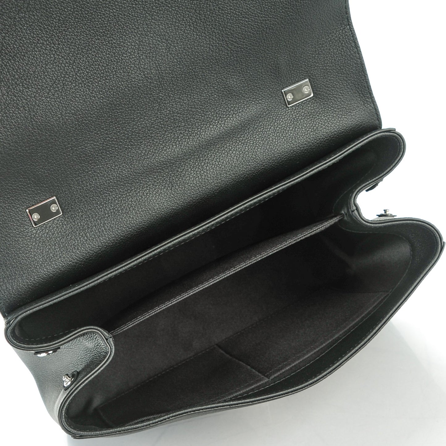 Soft Calfskin Lock Me II Black