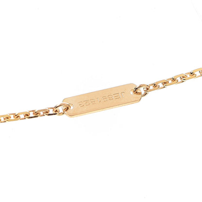 Van Cleef & Arpels 18K Yellow Gold Black Onyx Vintage Alhambra Pendant Necklace 5 of 6