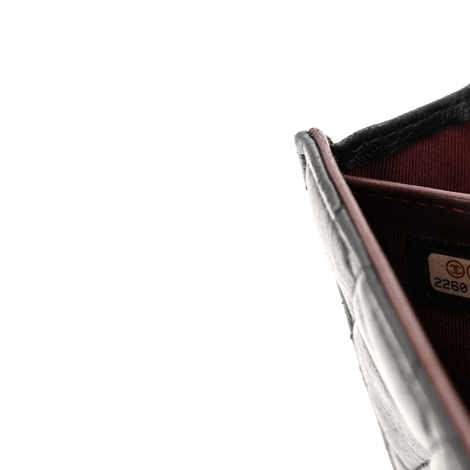 Chanel Lambskin Quilted Large Gusset Flap Wallet Black 8 of 8