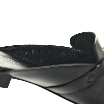 Hermes Goatskin Oz Mules 37 Black 8 of 9