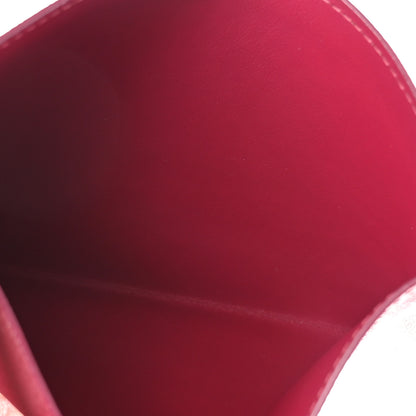 Louis Vuitton Calfskin Felicie Card Holder Insert Fuchsia 5 of 7