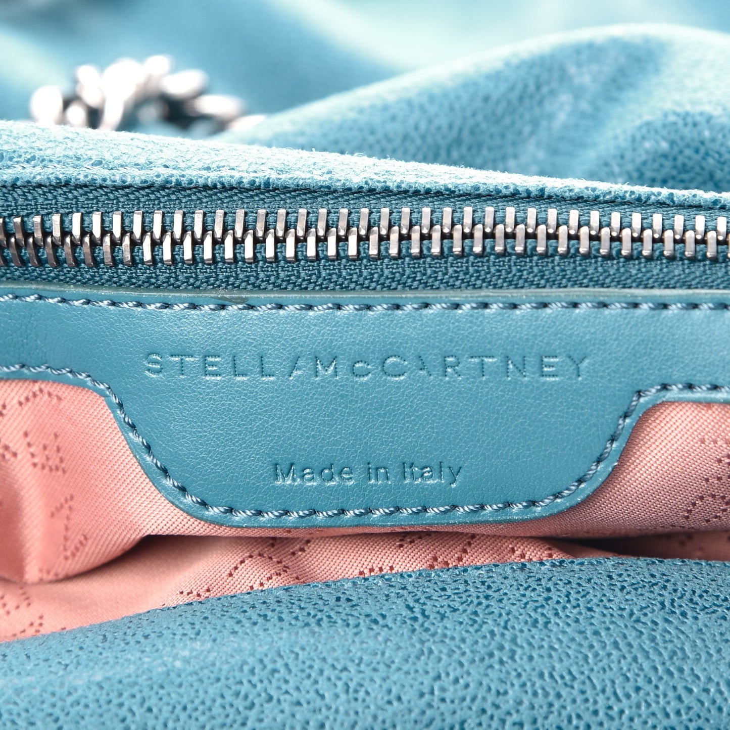 Shaggy Deer Falabella Fold Over Tote Blue