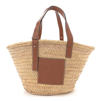 Loewe Raffia Basket Tote Bag Natural Tan 1 of 9