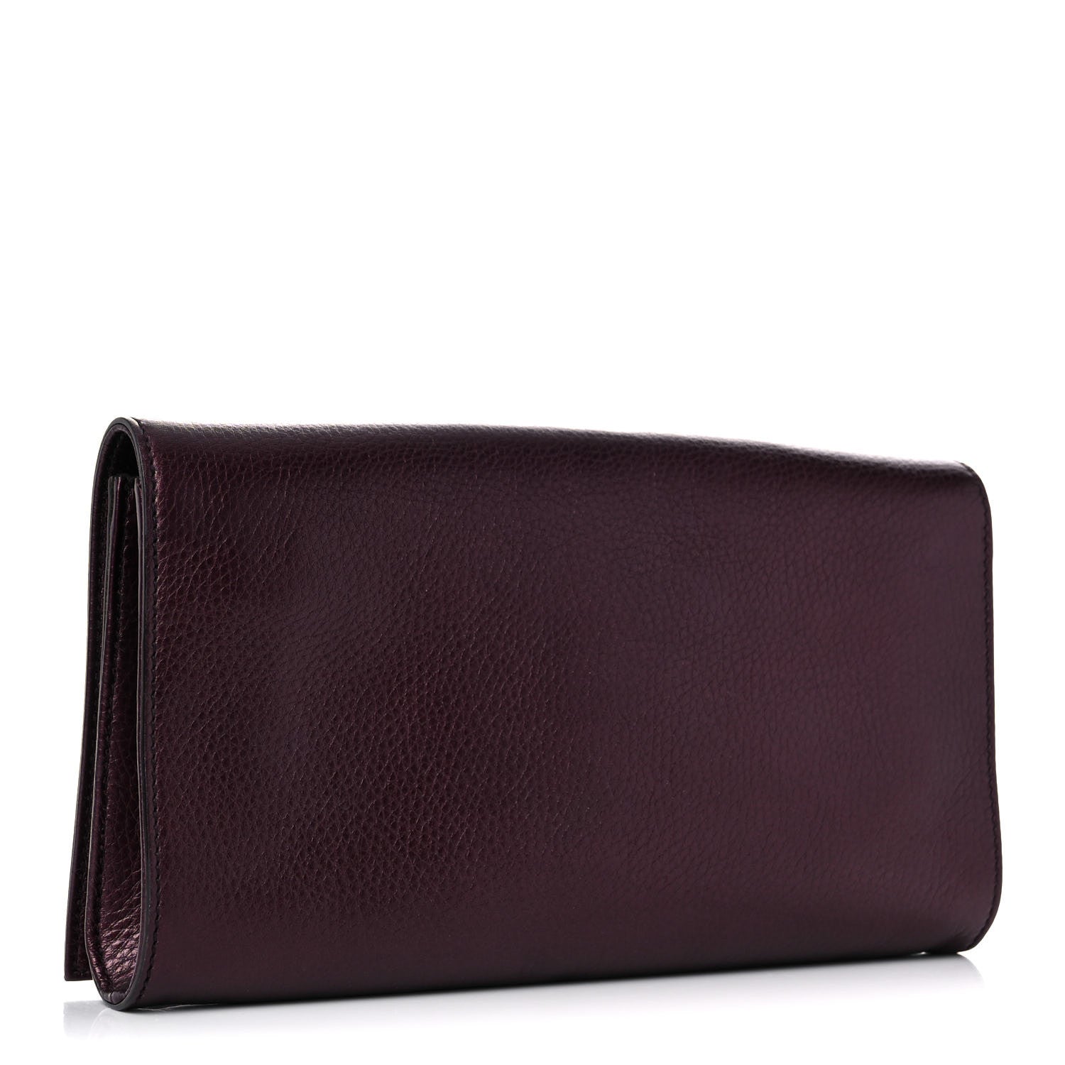 Gucci Metallic Cellarius Calfskin Medium Soho Clutch Classic Burgundy 4 of 13
