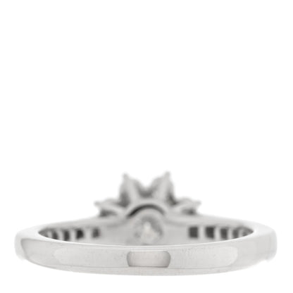 Tiffany Platinum Diamond Flower Ring 48 4.5 3 of 4