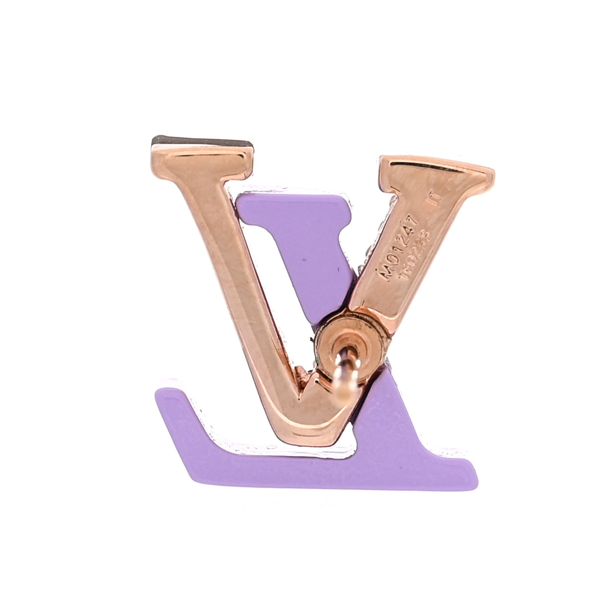 Louis Vuitton Crystal LV Iconic Sweety Earrings Lilac 4 of 4