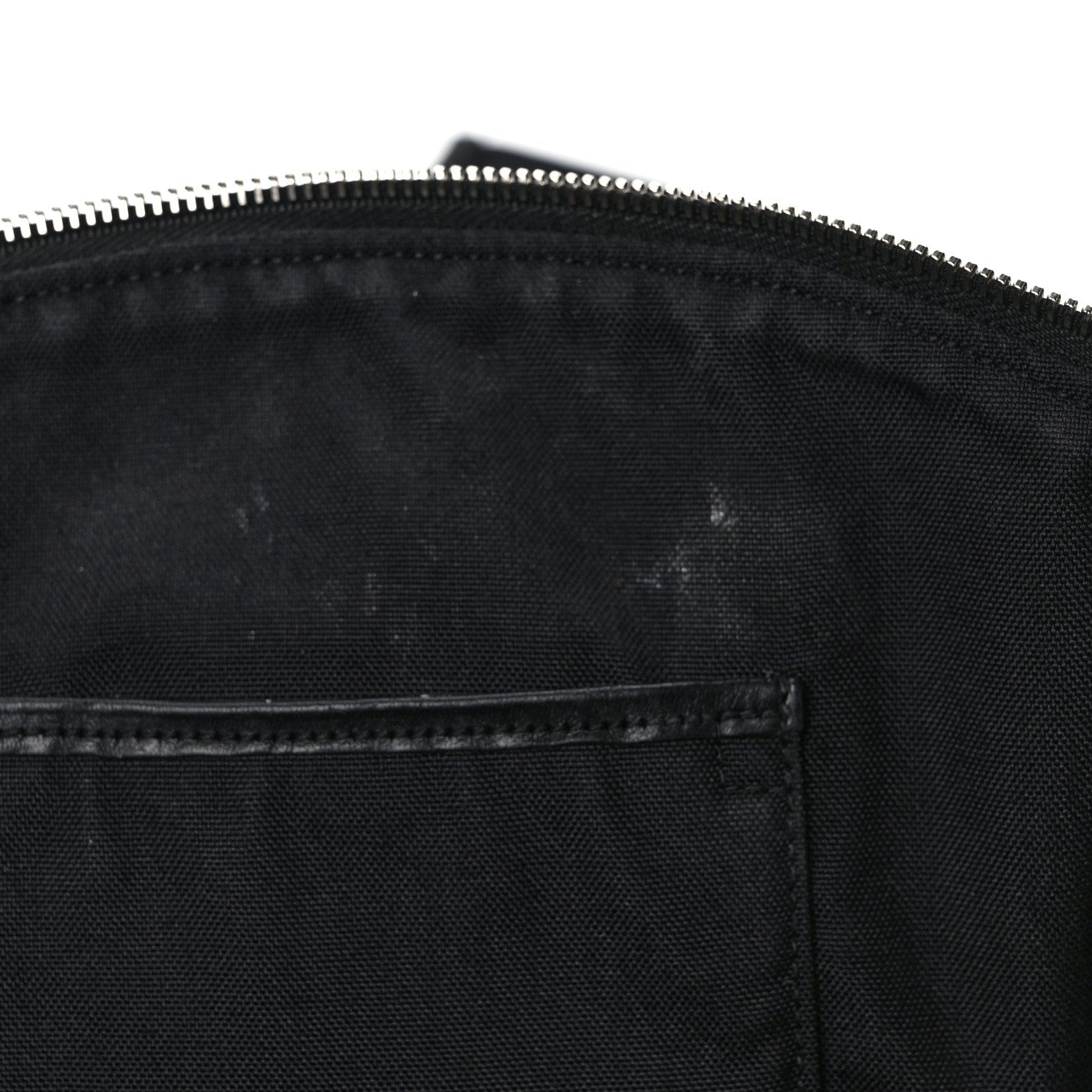 Saint Laurent Twill Patches City Backpack Black 10 of 11