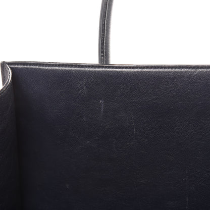 Celine Crocodile Embossed Nubuck Medium Phantom Luggage Navy Blue 16 of 18
