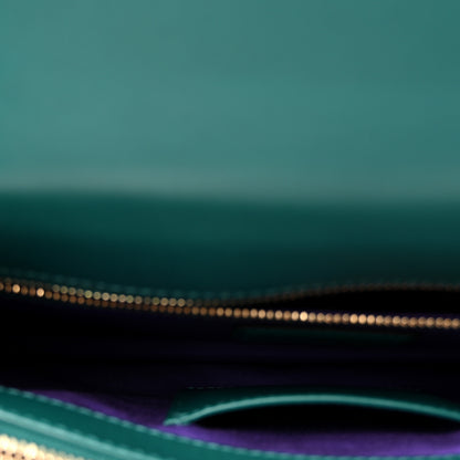 Bulgari Calfskin Serpenti Forever Shoulder Bag Emerald Green 6 of 11