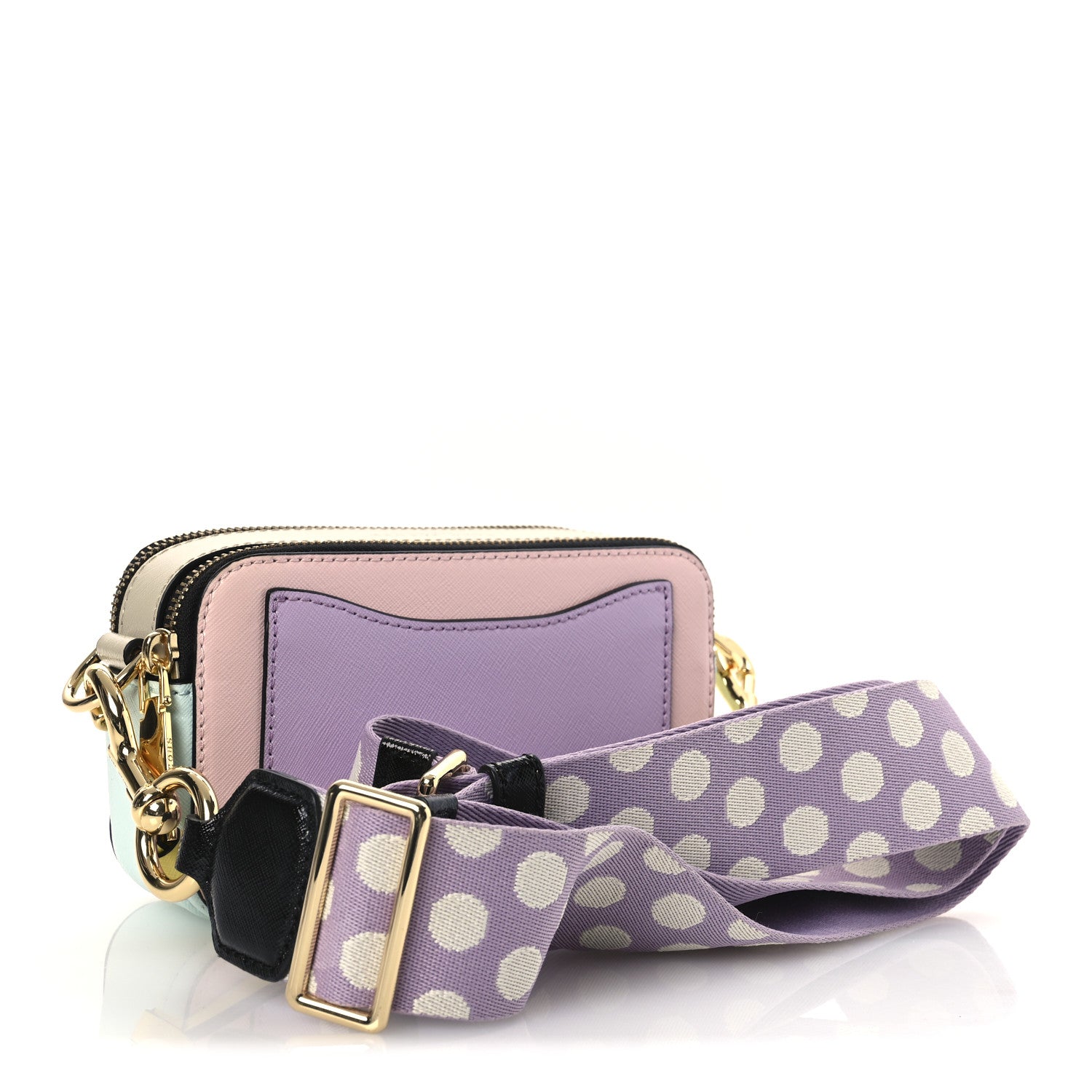 Marc Jacobs Saffiano Small Snapshot Camera Bag Blush Multicolor 3 of 12