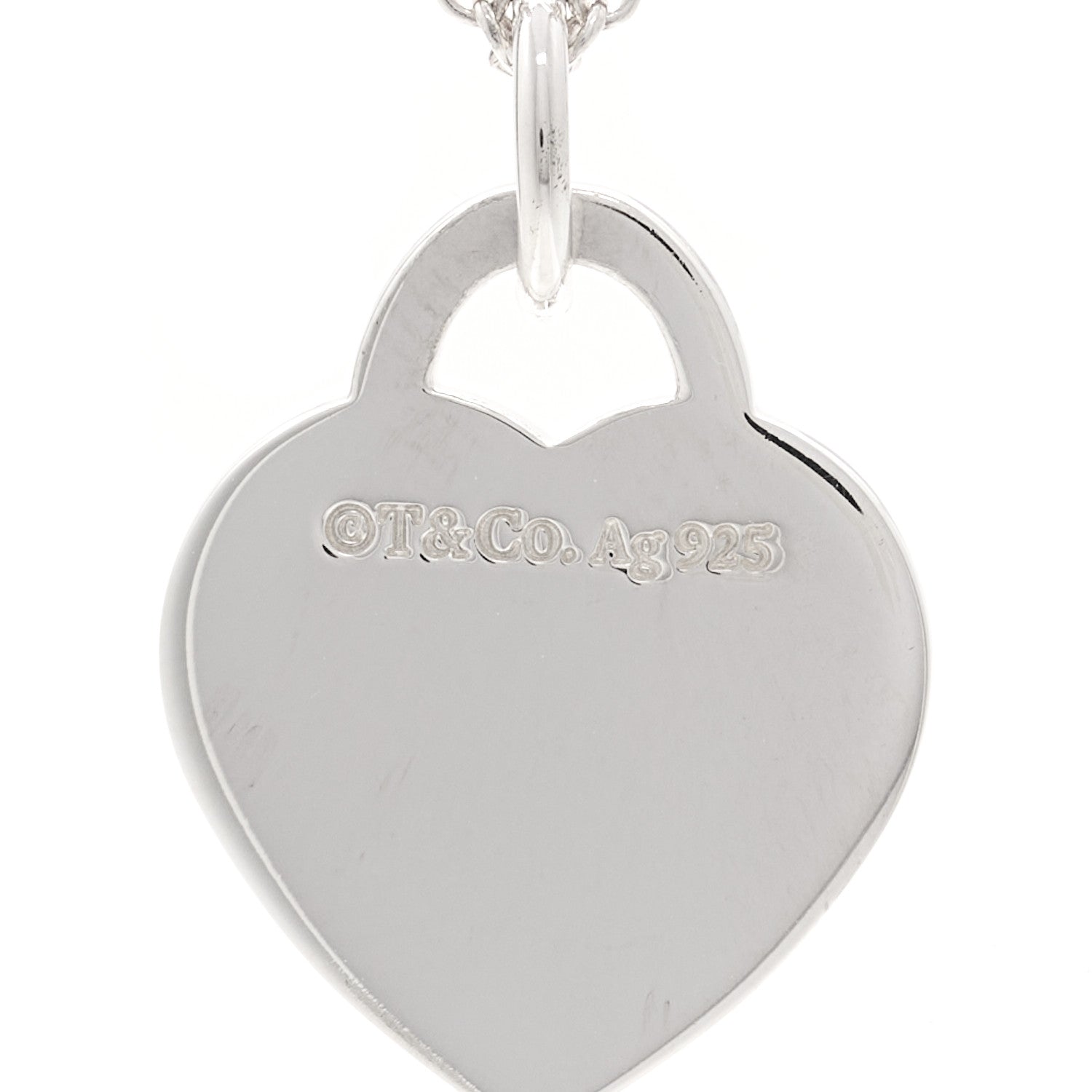 Tiffany Sterling Silver Small Return To Tiffany Heart Pendant Necklace 5 of 6