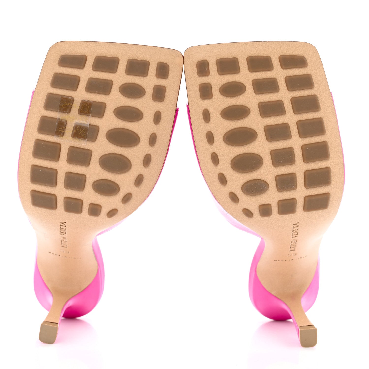 Bottega Veneta Lambskin Stretch Mule Sandals 39 Hollyhock 5 of 8