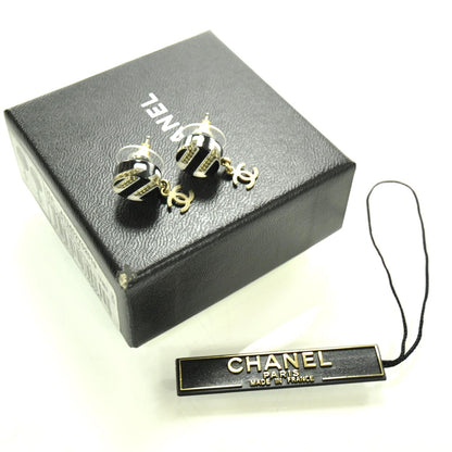 Chanel Resin Chain Inlaid CC Dangle Earrings 5 of 6