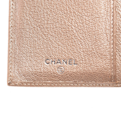 Chanel Metallic Goatskin Large Flap Wallet Gold 6 of 16