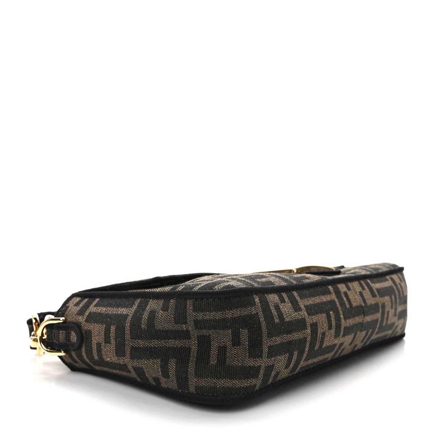 Fabric Jacquard FF 1974 Medium Baguette Tobacco Moro Black