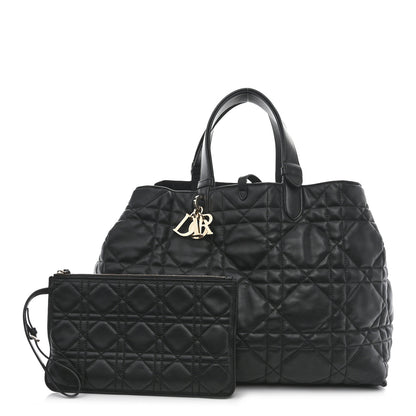 Christian Dior Calfskin Macrocannage Large Toujours Black 4 of 15