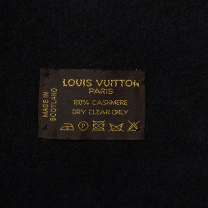 Louis Vuitton Cashmere Baroda Scarf Black 4 of 4