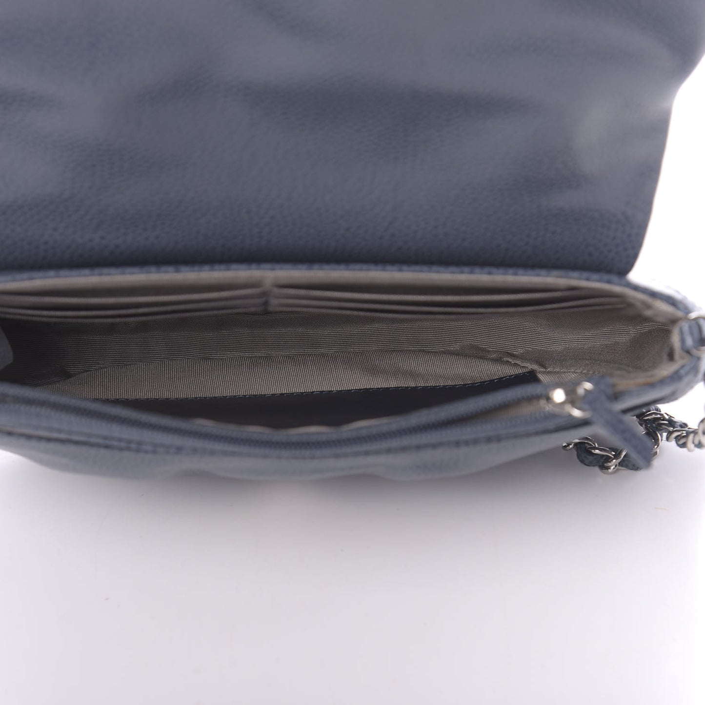 Caviar Half Moon Wallet On Chain WOC Blue