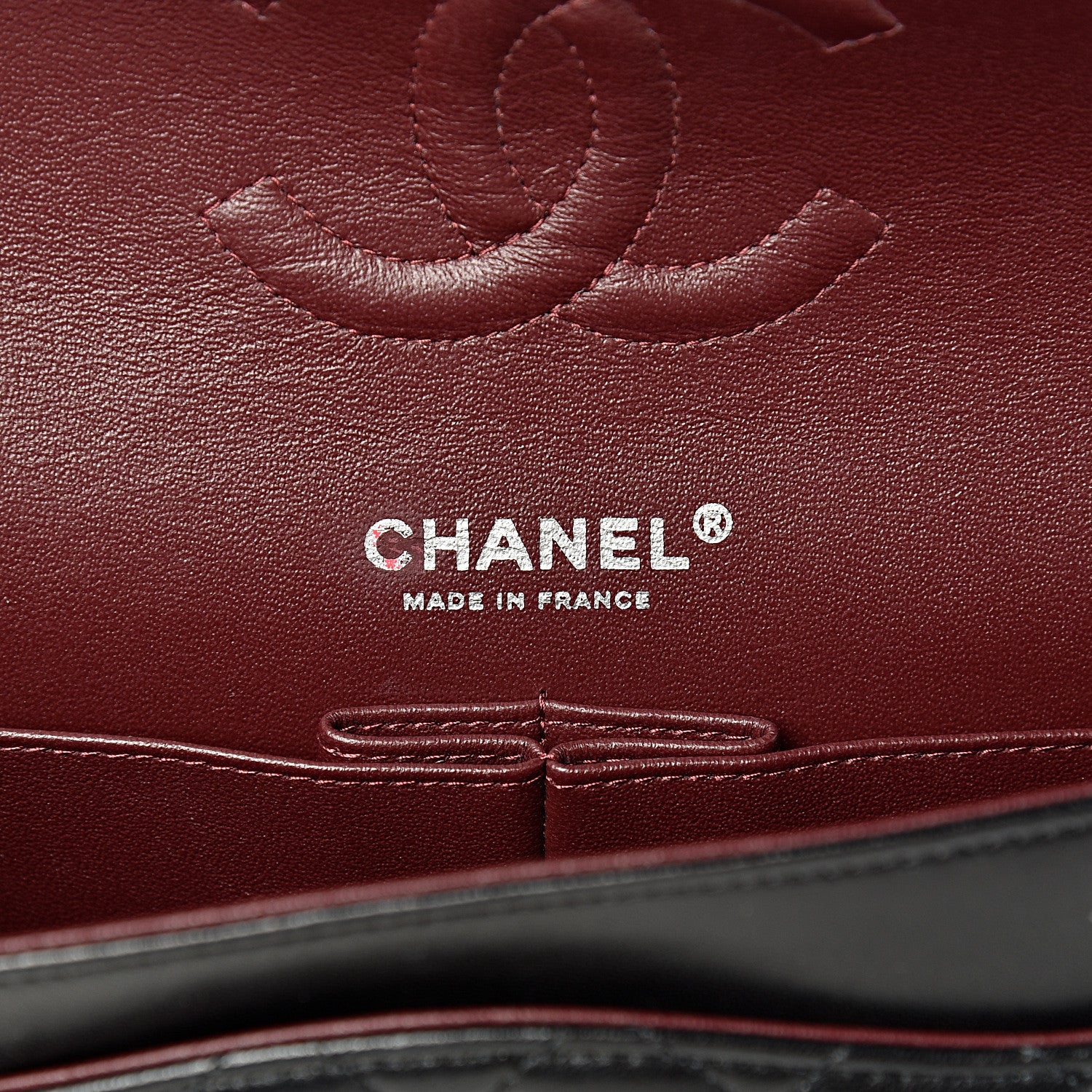 Chanel Lambskin Quilted Medium Double Flap Black 5 of 13