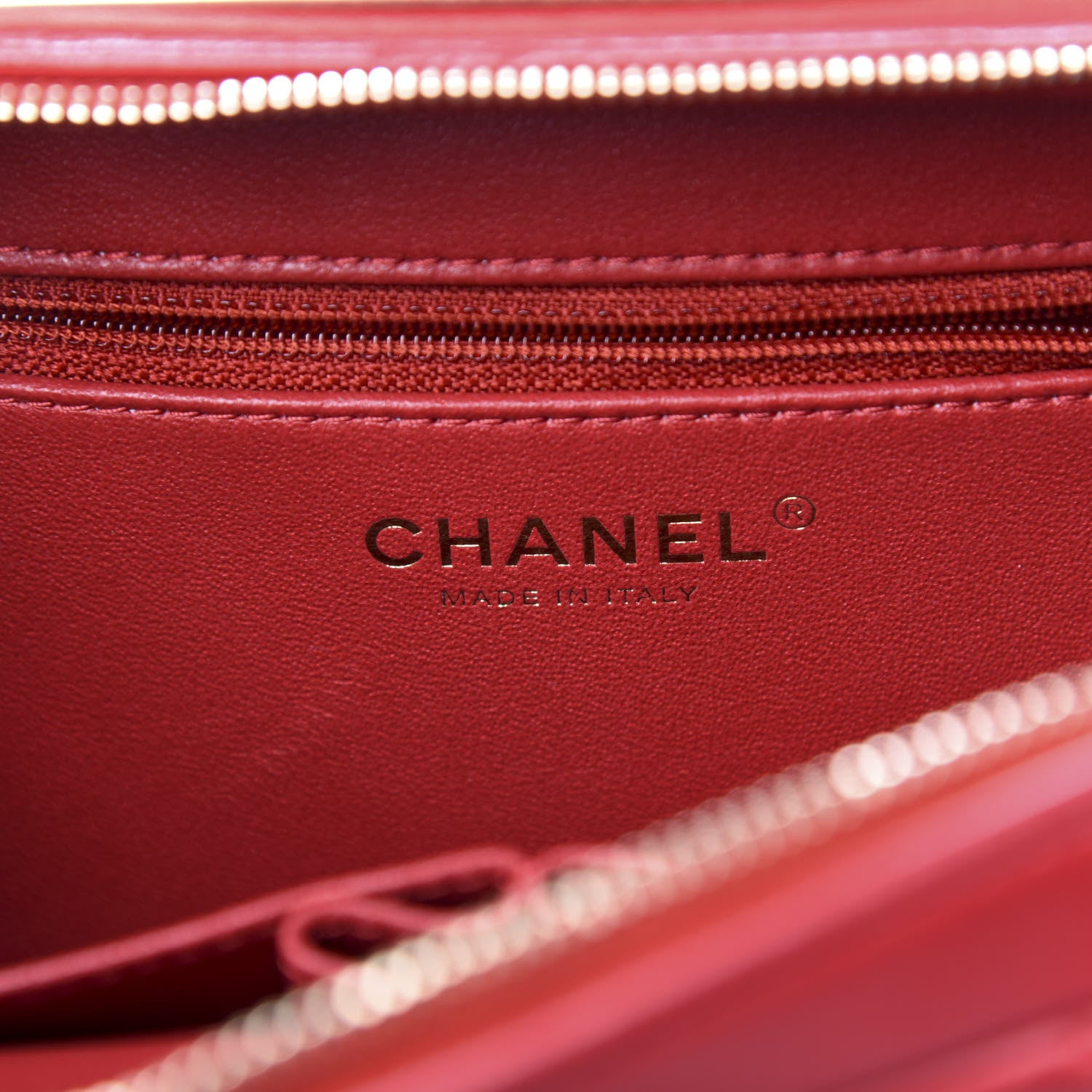Chanel Lambskin Quilted Small Trendy CC Bowling Bag Red 7 of 10