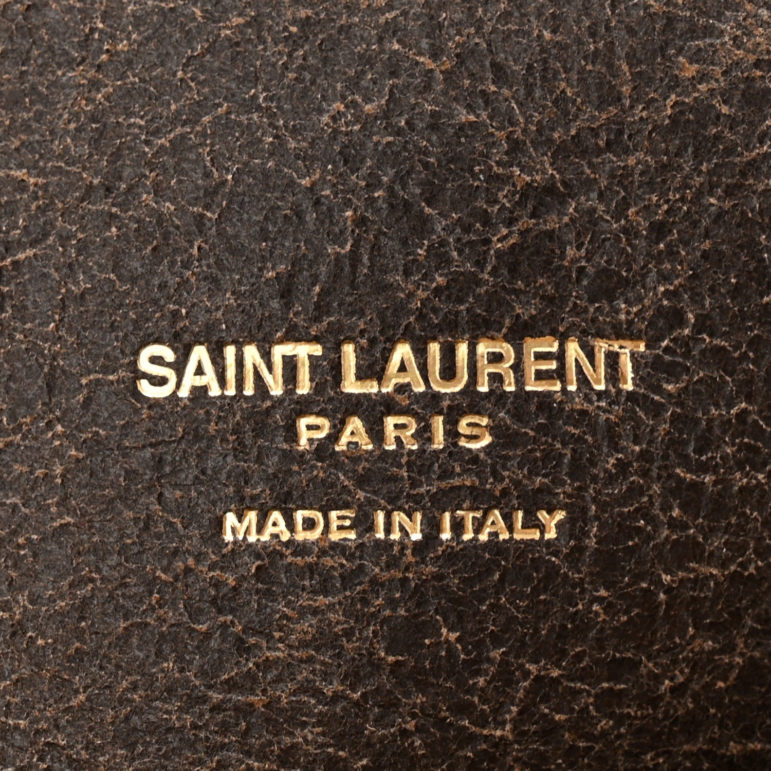 Saint Laurent Shearling Calfskin Small Reversible Monogram Kate Satchel Ecru Dark Brown 10 of 17