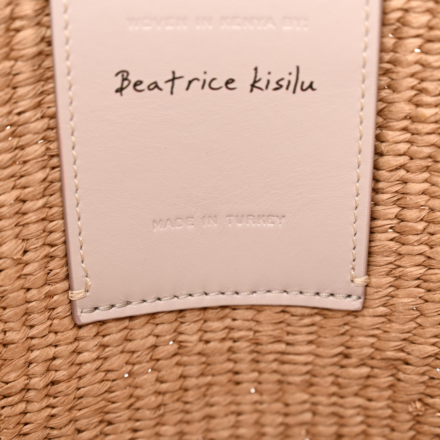 Chloe Raffia Large Woody Tote Wild Grey 7 of 12