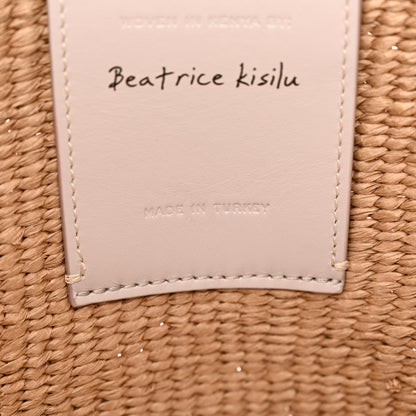 Chloe Raffia Large Woody Tote Wild Grey 7 of 12