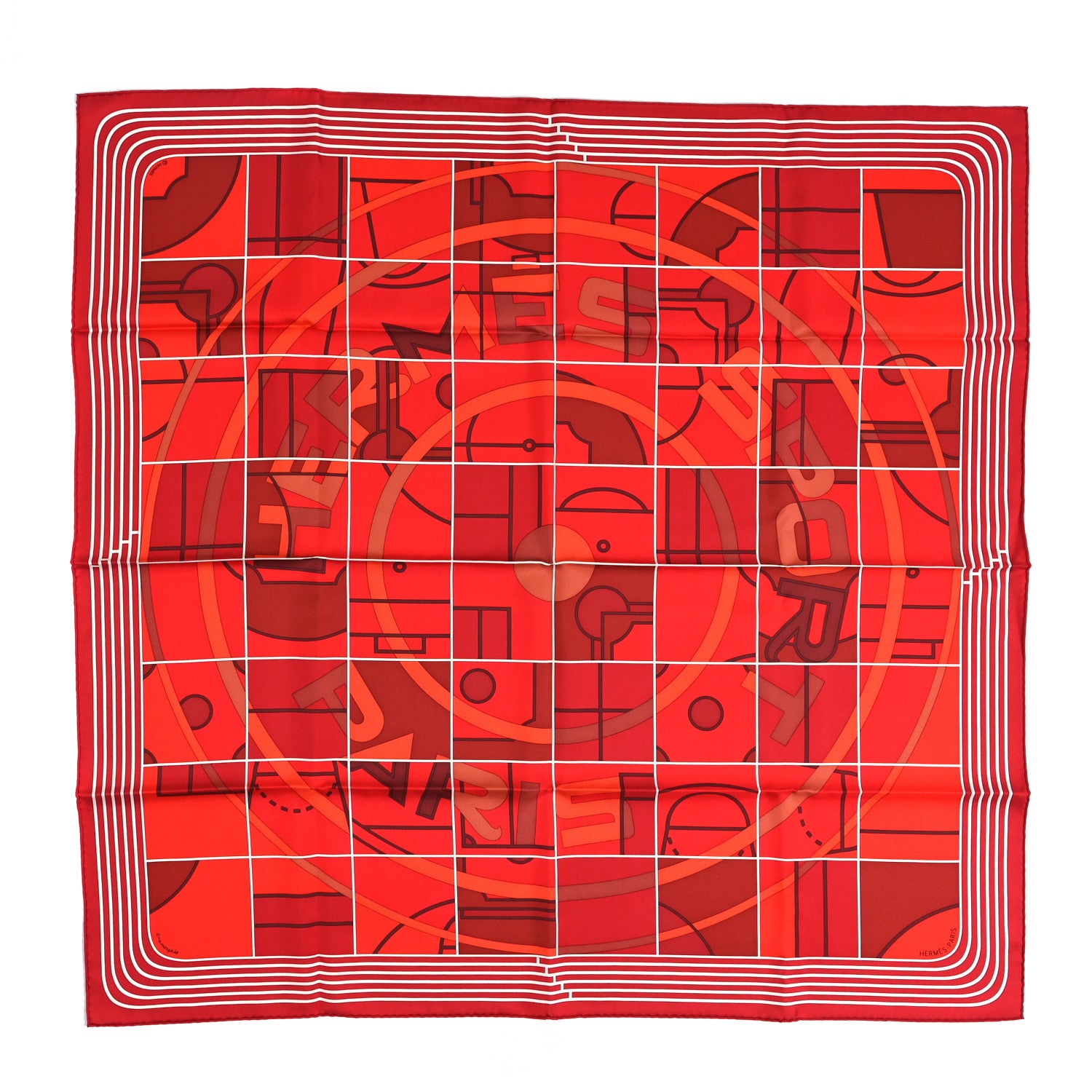 Hermes Silk Anamorphee Scarf 90 3 of 12